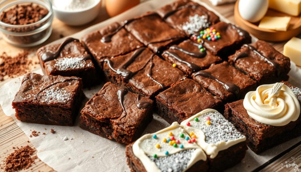 cake brownies from brownie mix