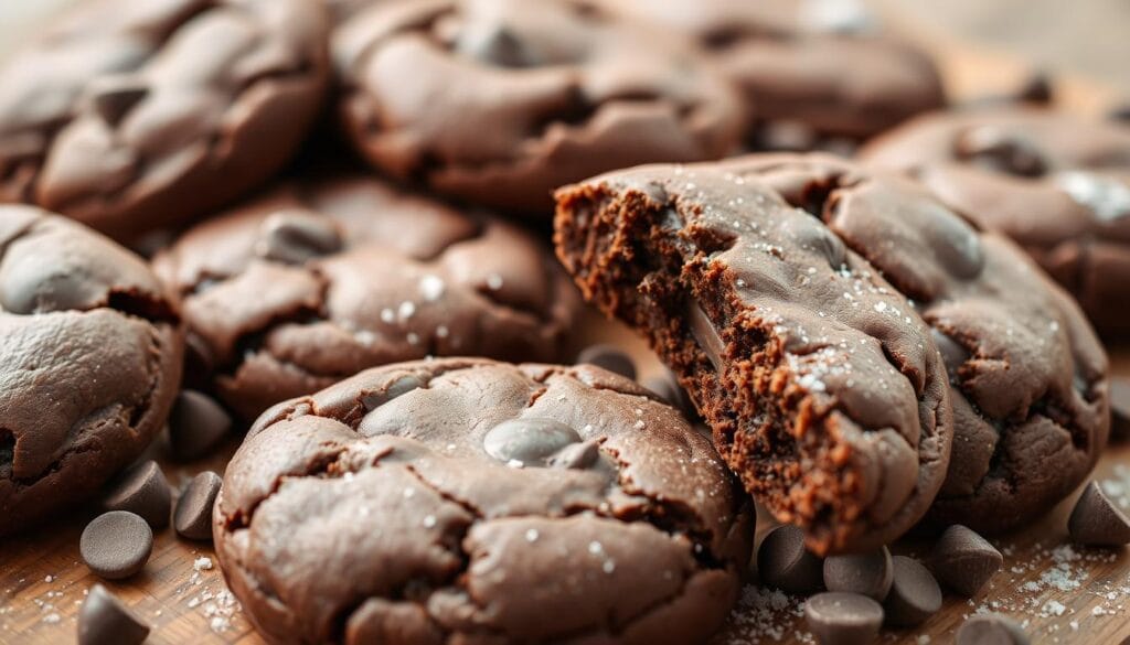 cookies made with brownie mix